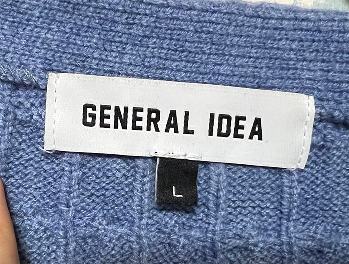 제너럴아이디어 여자 꽈배기니트 가디건 L 100 77 상품이미지3