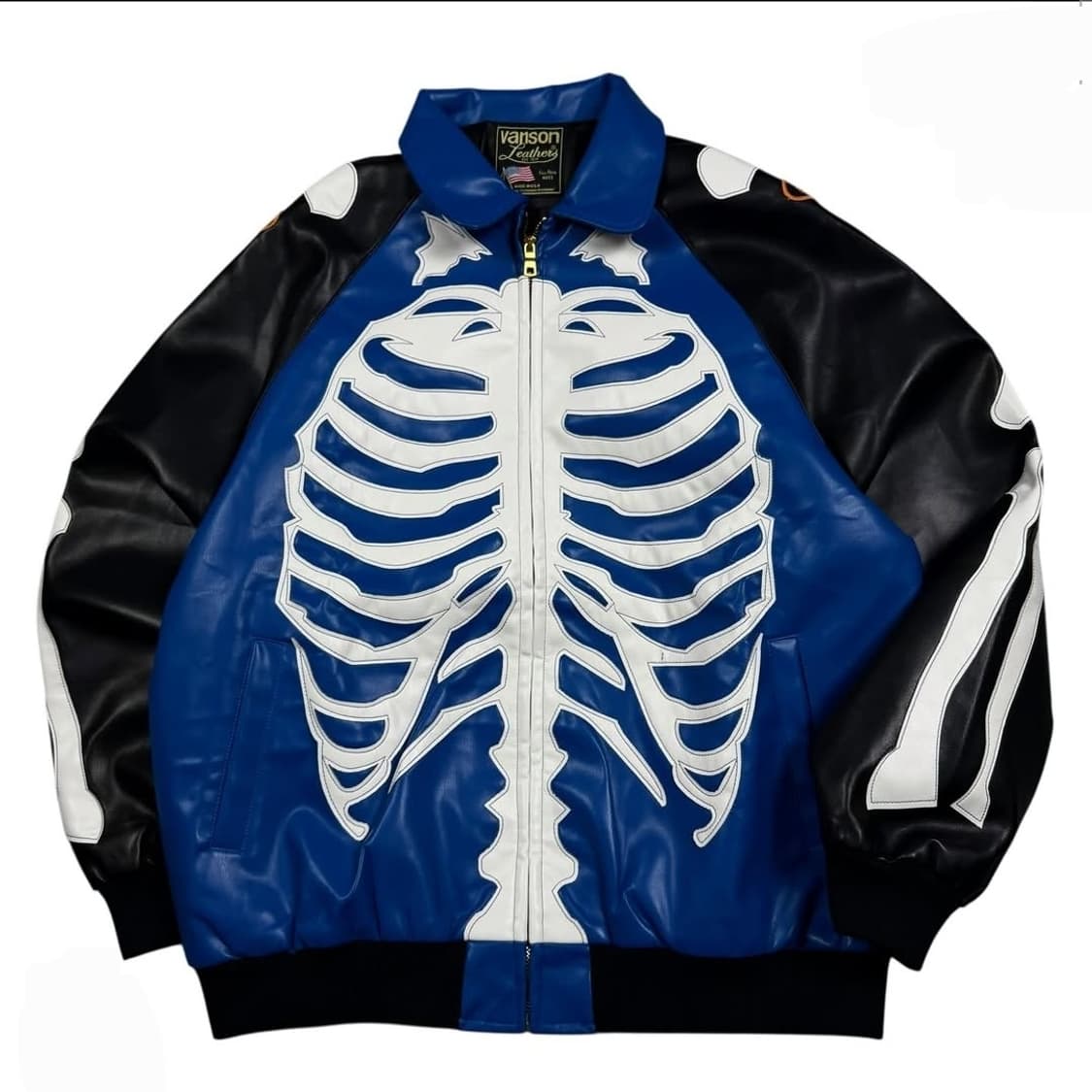 Vanson  blue leather jacket  상품이미지1