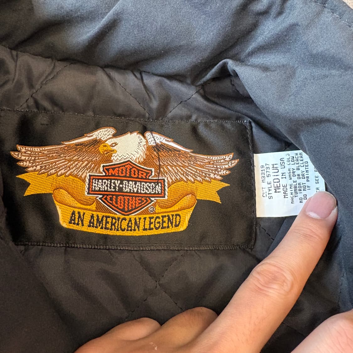 90s Harley-Davidson HOG jacket 상품이미지6