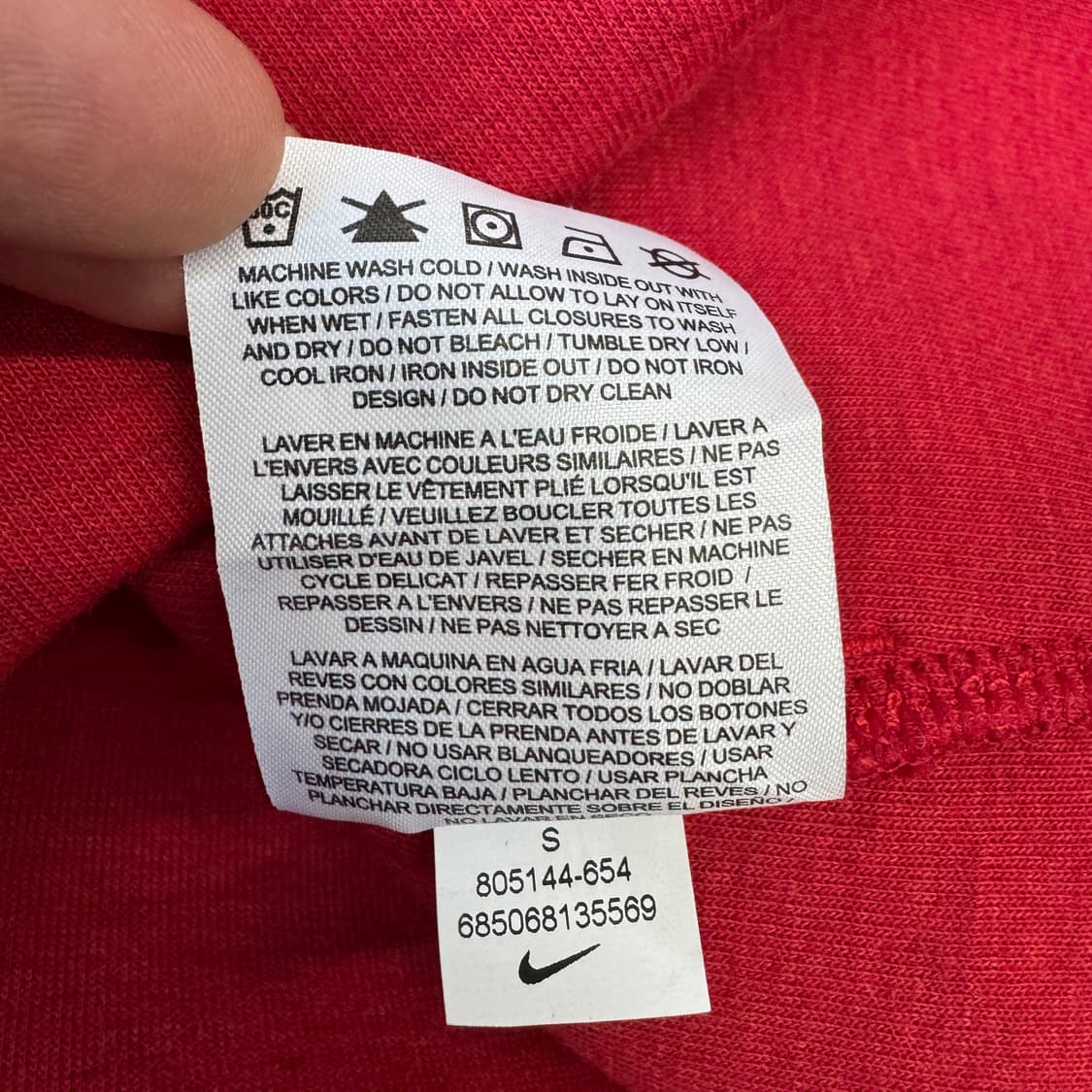 나이키 센트럴씨 드릴 테크팩 테크플리스 후드집업 레드 상품이미지7