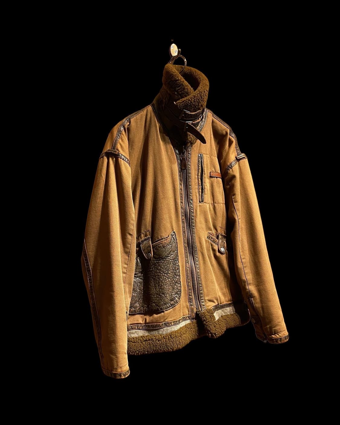 아비렉스 밀리터리 무스탕 자켓 상품이미지3