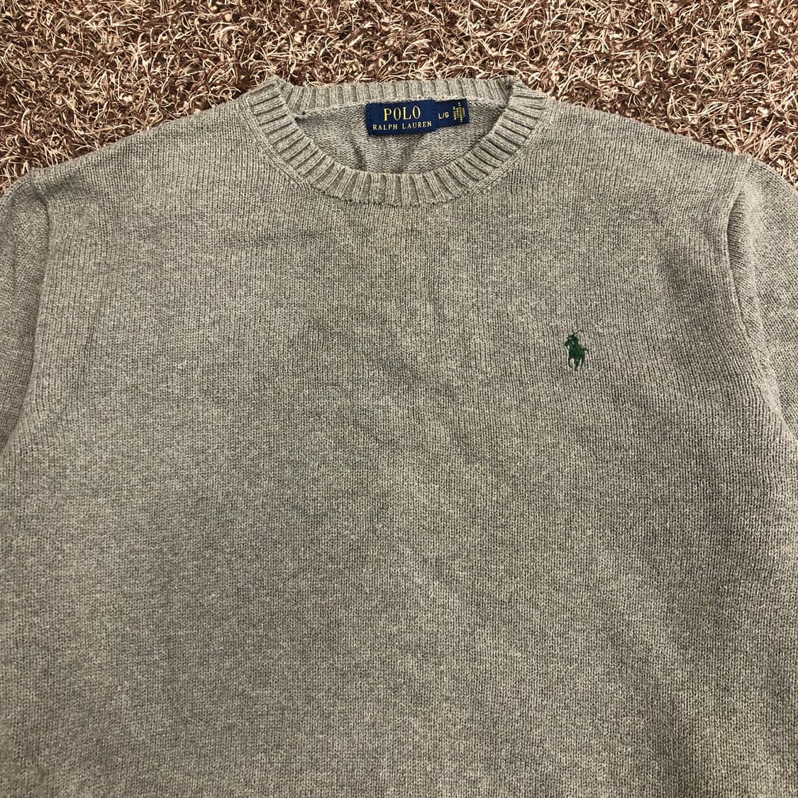 폴로 랄프로렌 코튼 그레이 니트  상품이미지3