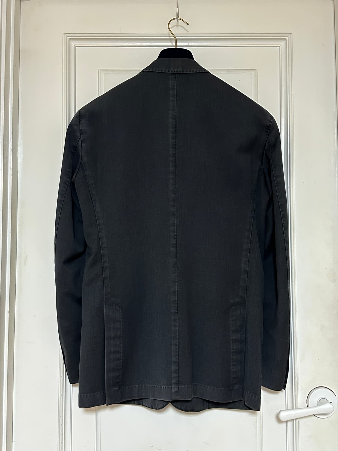 [새제품] 🇮🇹산타니엘로 이태리메이드 테일러 자켓 다크그레이 54 상품이미지4