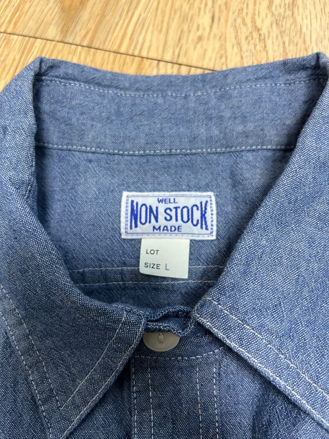 브론슨 샴브레이 셔츠 상품이미지4