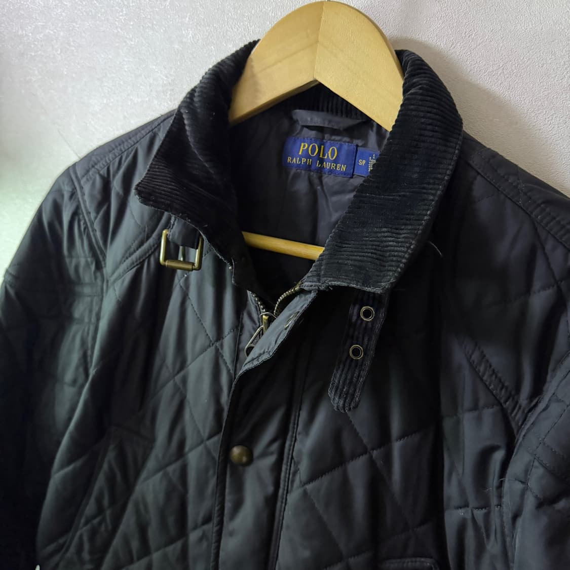 폴로 랄프로렌 코듀로이 퀄팅 점퍼 S (여성 55정도) 상품이미지1