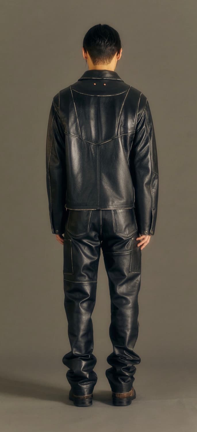 앤더슨벨 DRESZEN LEATHER ZIPUP JACKET 상품이미지2