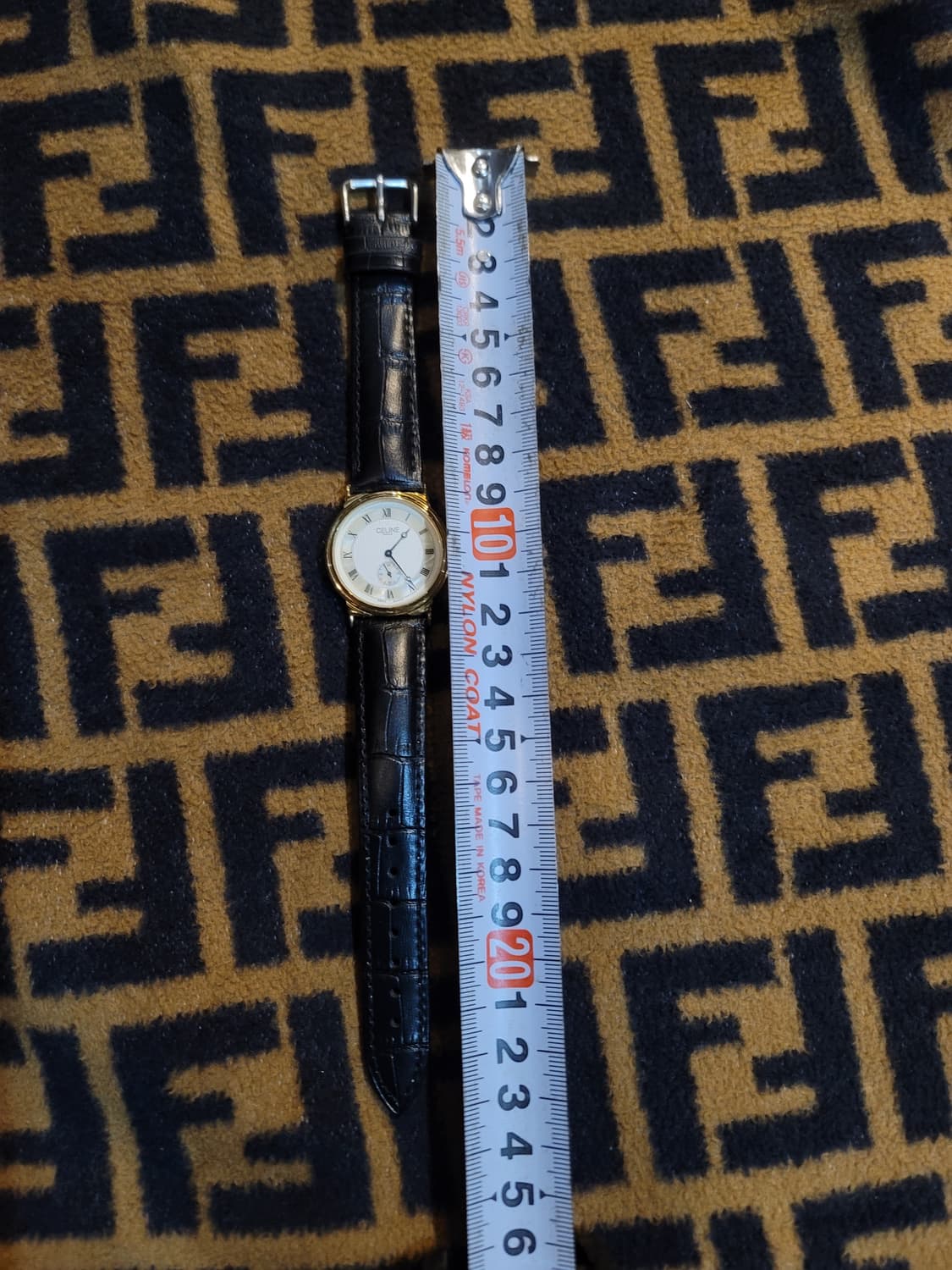 셀린느 금장 가죽 시계 상품이미지4