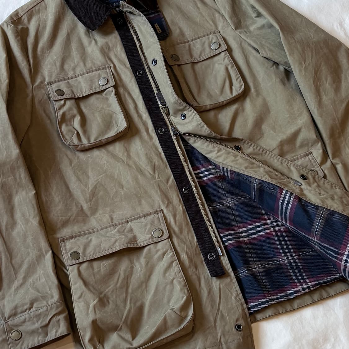 [105] Brooks Brothers 왁스 코튼 필드 자켓 상품이미지3