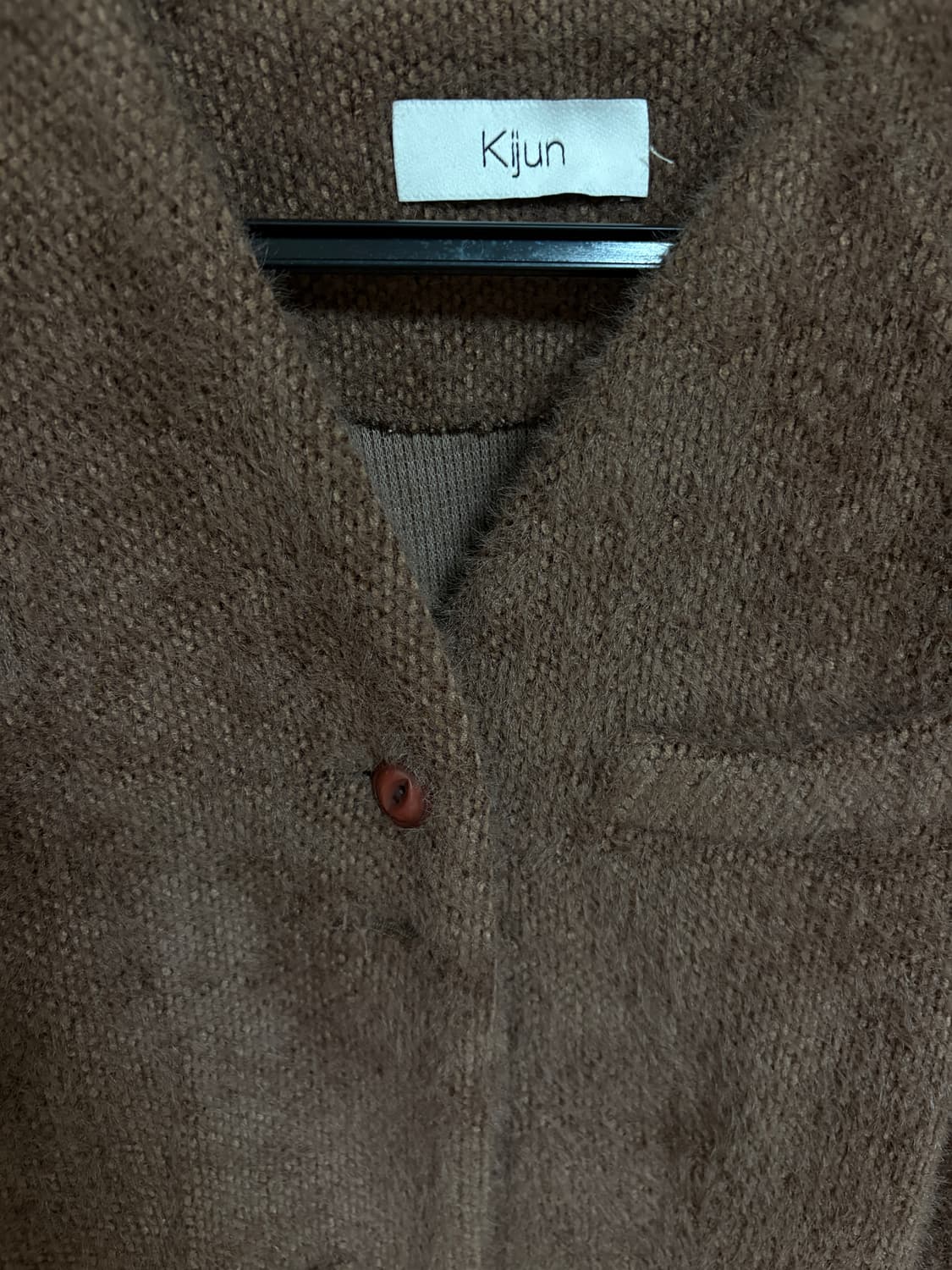 Kijun 기준 플러피 크롭 가디건 상품이미지3