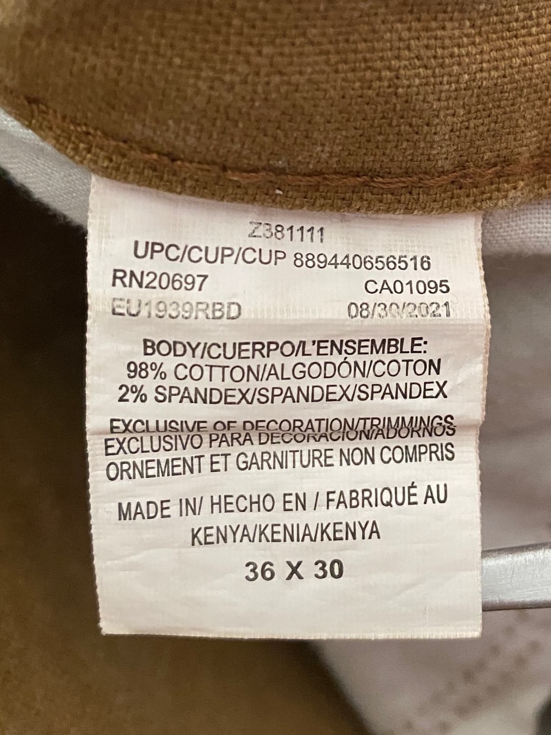 디키즈 카팬터 팬츠 (36) AB1768 상품이미지4