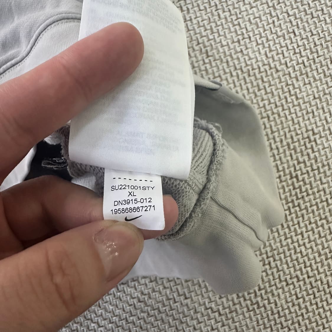 XL 나이키 드라이핏 숏슬리브 반팔 0416D 상품이미지3