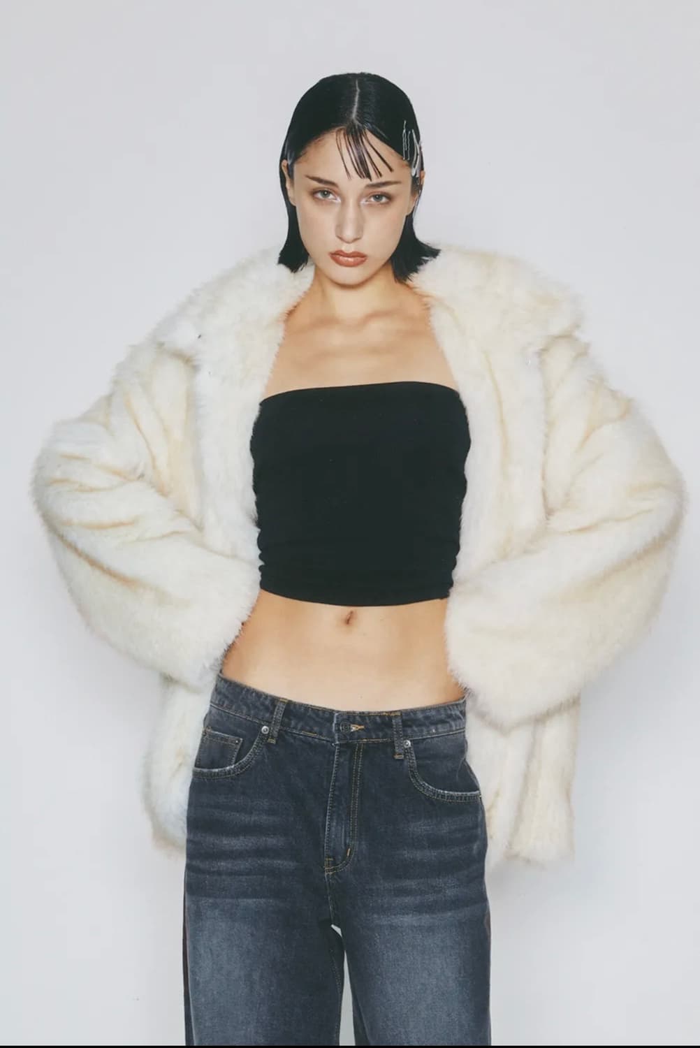 AFTERHOURS 애프터아워즈 OVERSIZED FUR JACKET ( 상품이미지1