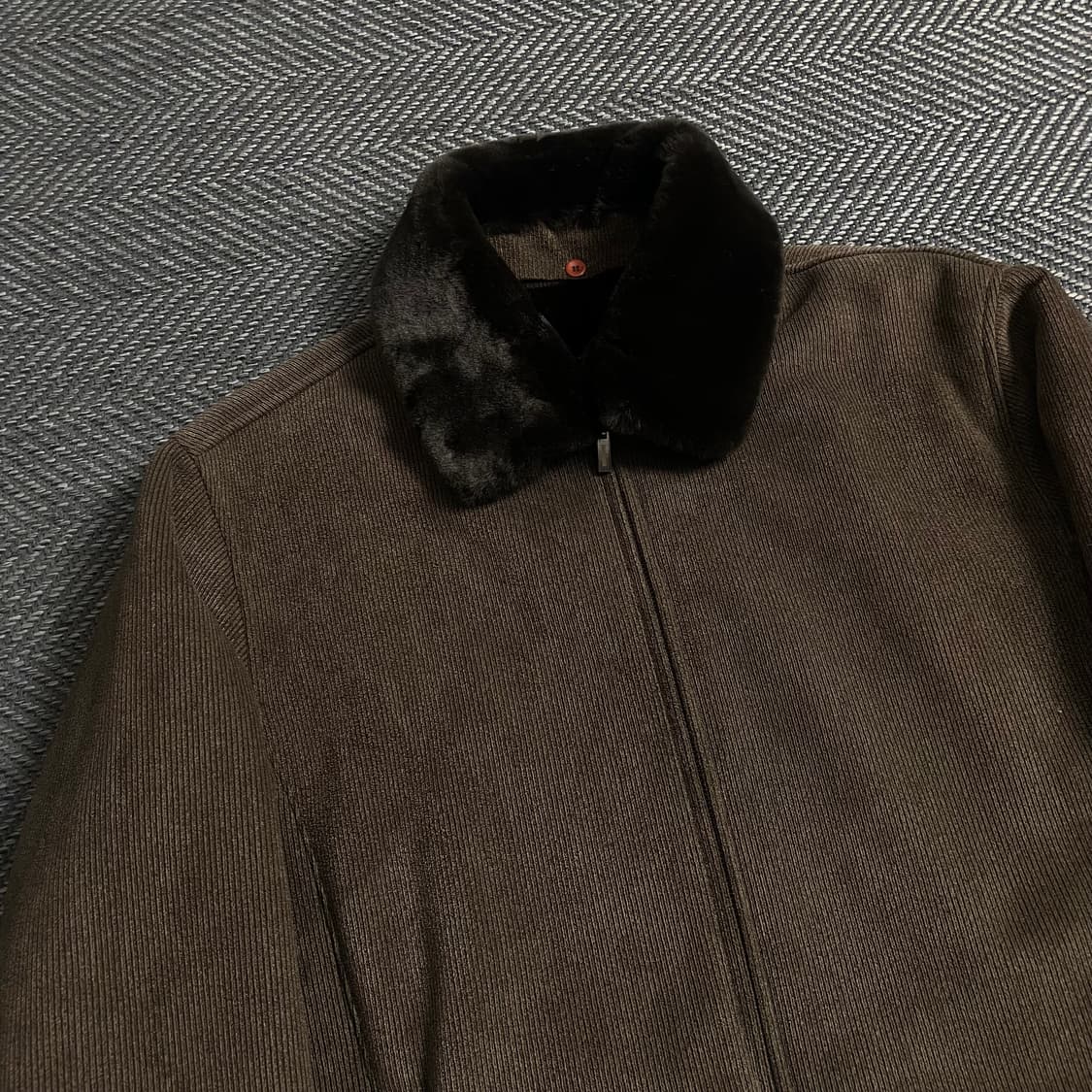 Nottinghill 브라운 코듀로이 퍼 자켓y 4628 상품이미지3