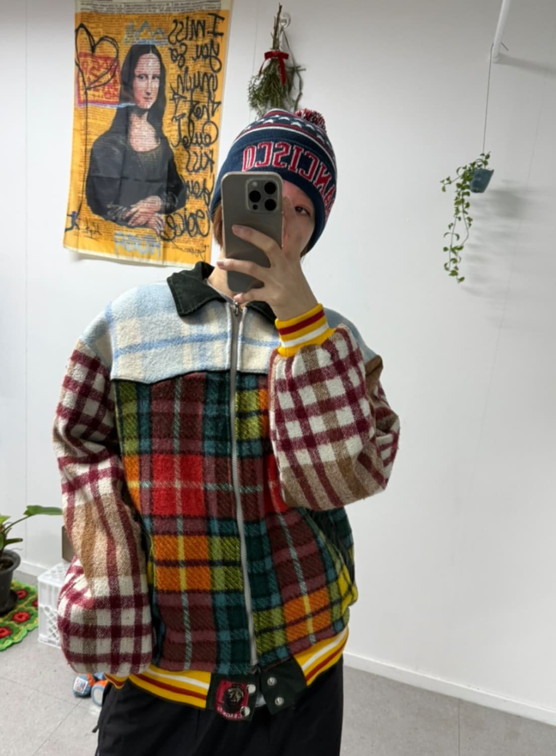 Usa remake check jumper 상품이미지7