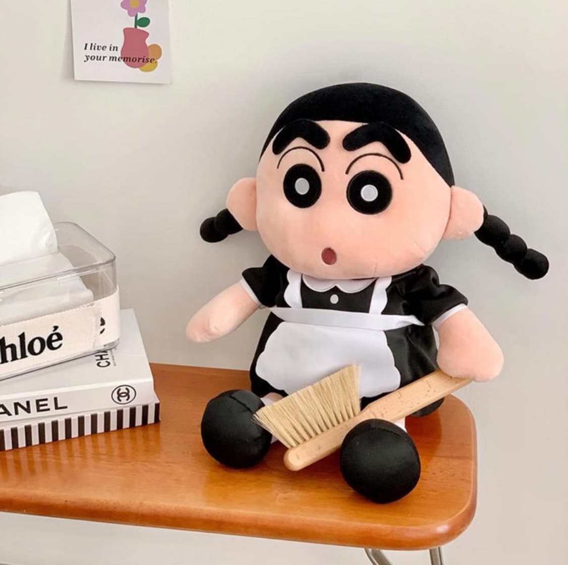 새상품)일괄 대형 메이드 짱구 인형+짱구 키링 상품이미지3