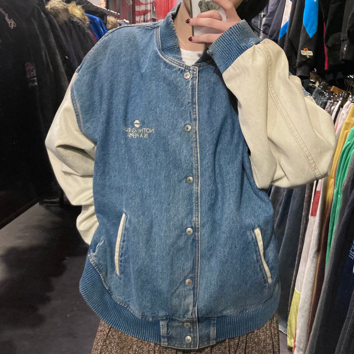 [IM]VTG 바시티 자켓 중청 상품이미지3