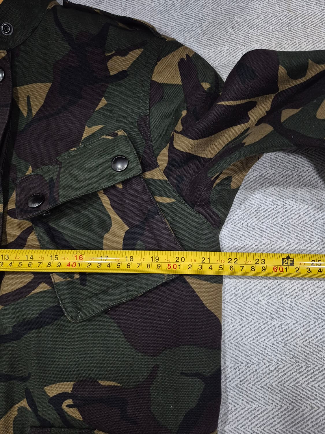 버버리 밀리터리 카모 야상 점퍼 자켓 남성 100사이즈 상품이미지8