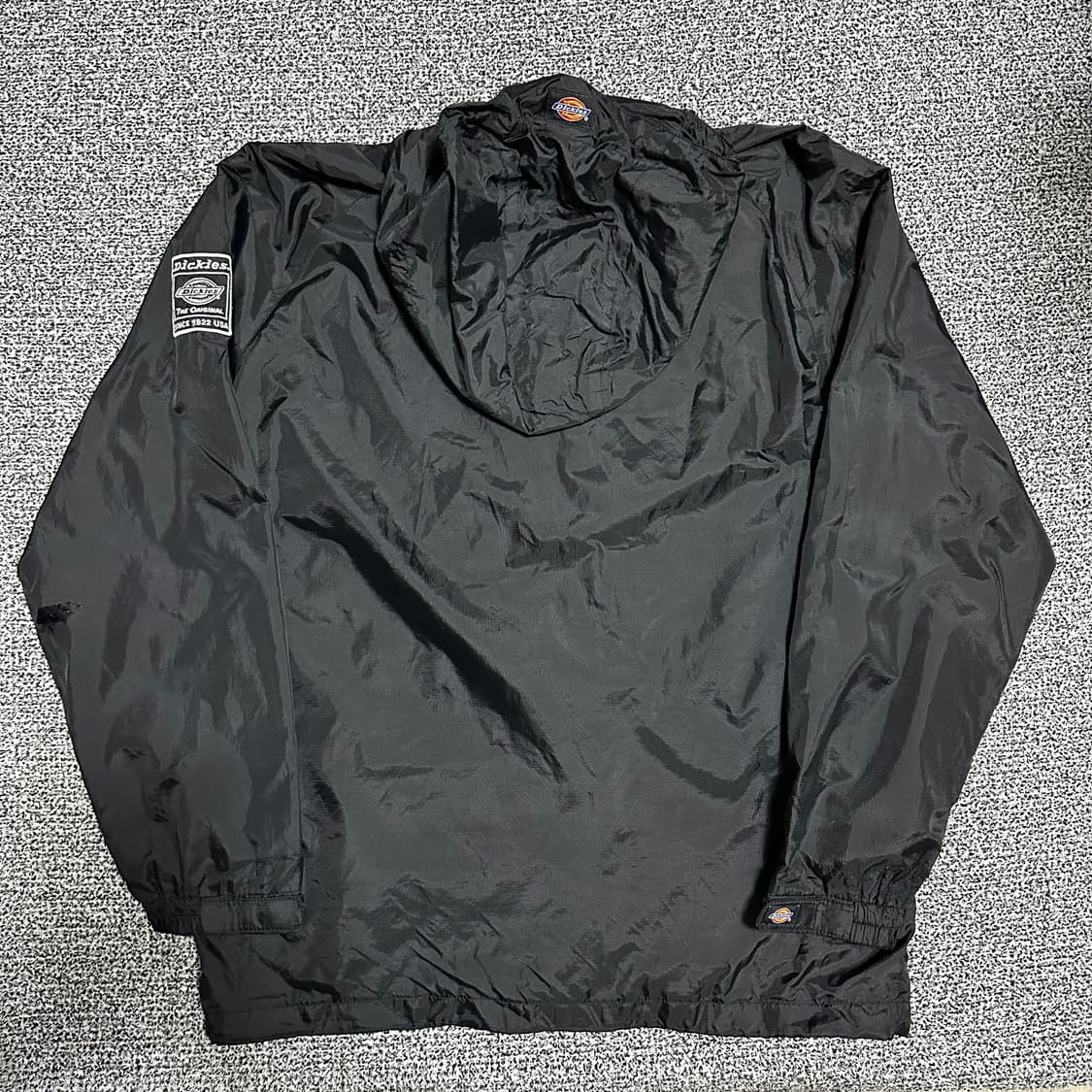 (XL) 디키즈 블랙 후드 바람막이 자켓 상품이미지4