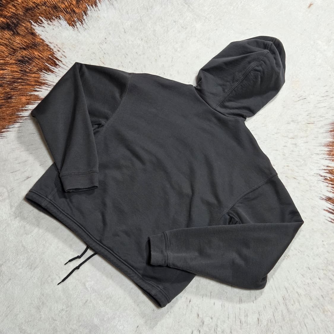 나이키 챠콜 크롭 후드집업 상품이미지4