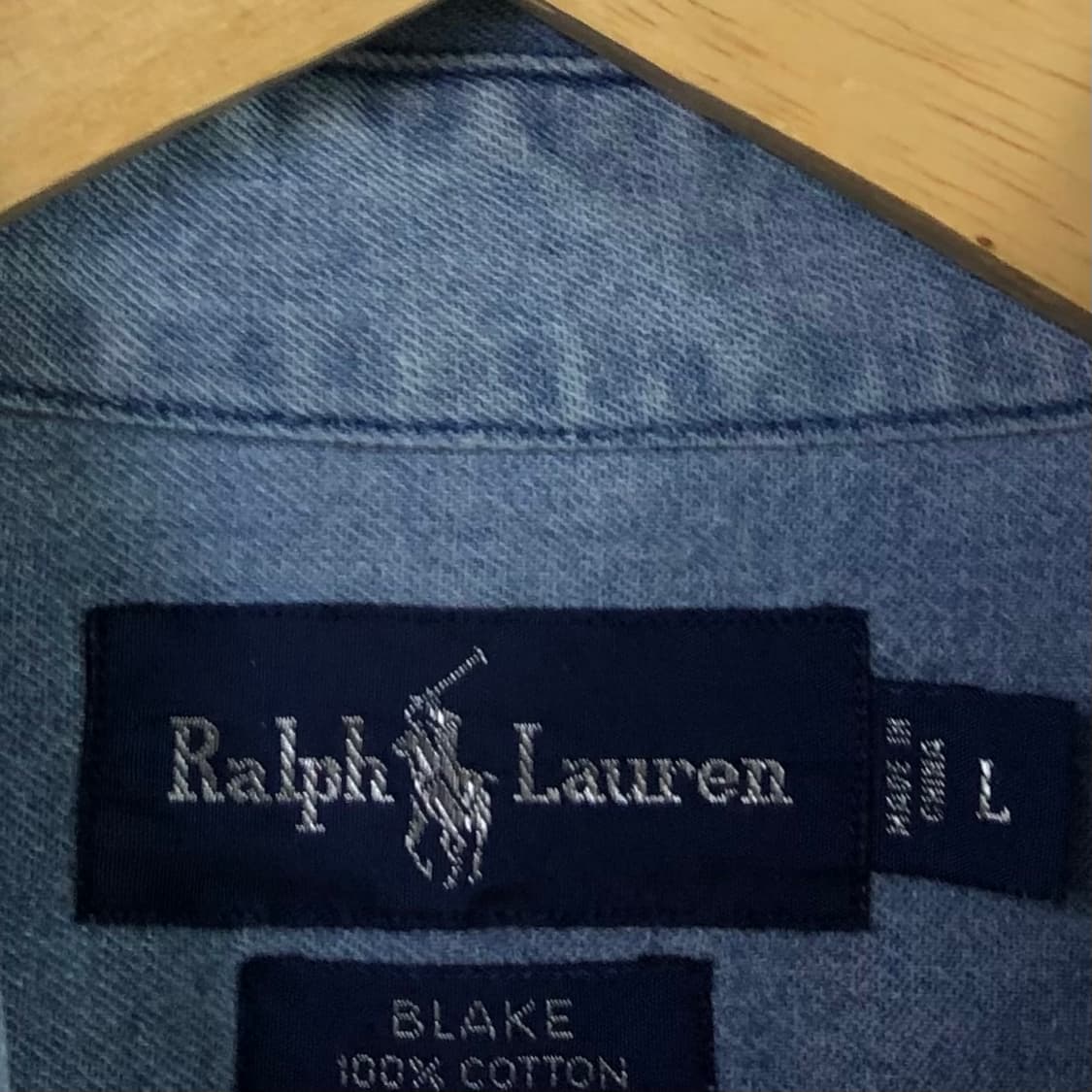 XL 폴로 데님 셔츠 상품이미지3