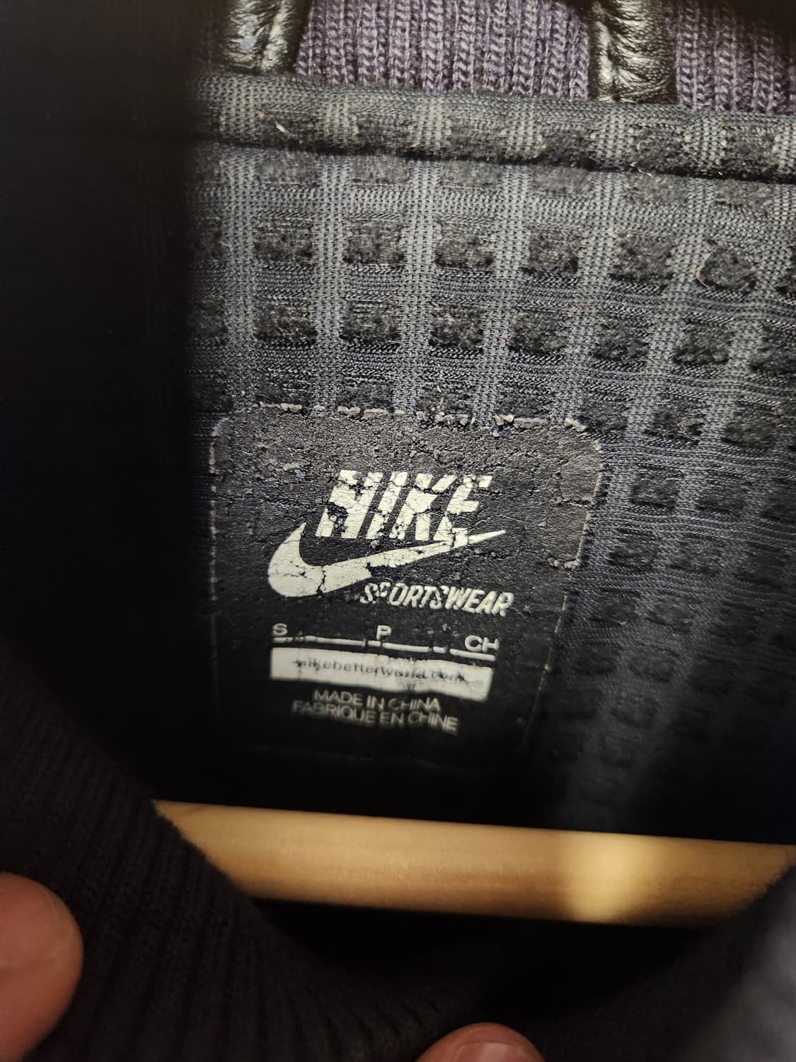 나이키 NSW 디스트로이어 소가죽 바시티 자켓 S 상품이미지2