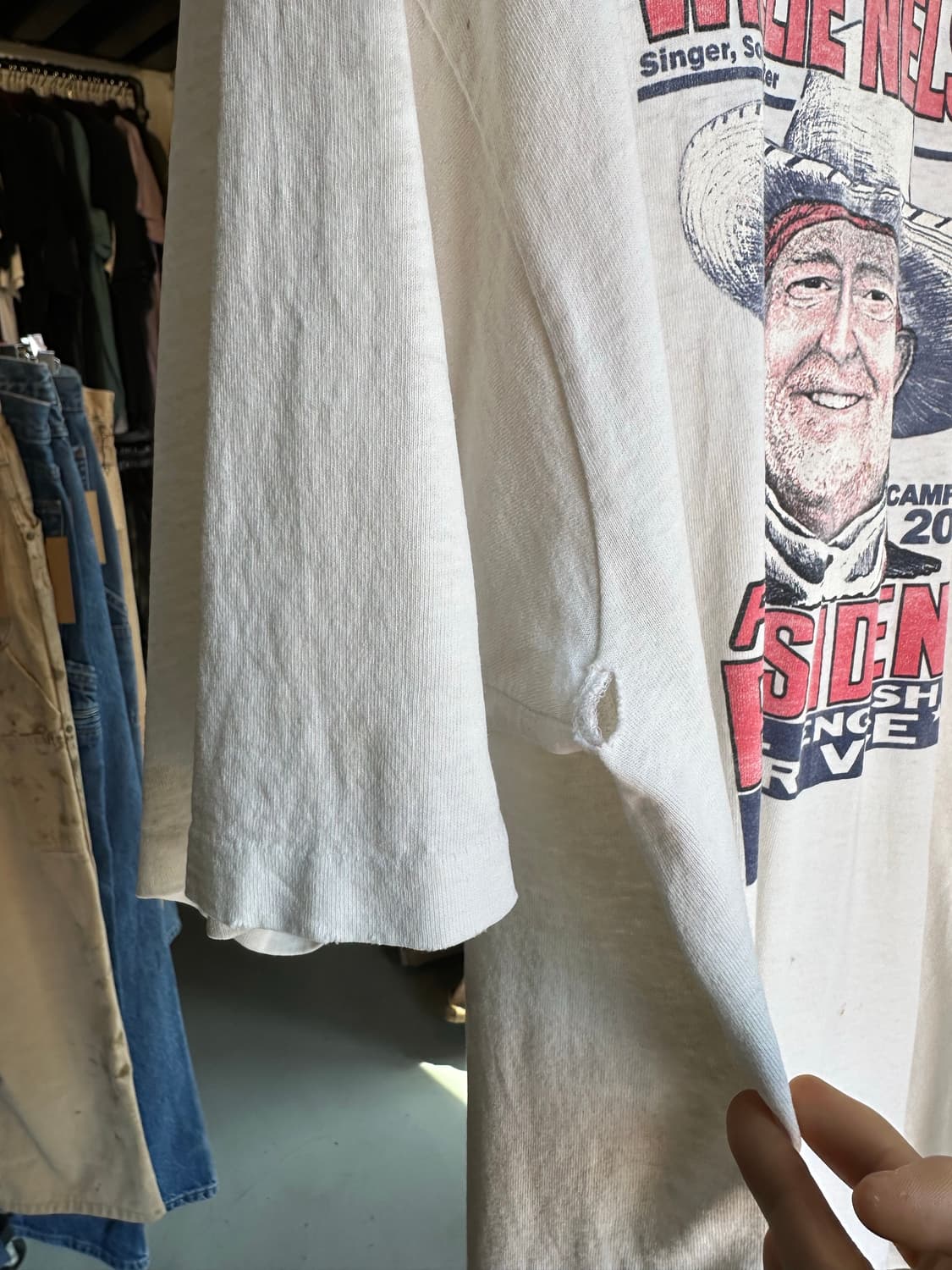 윌리 넬슨 William Nelson 프린팅 티셔츠 상품이미지6