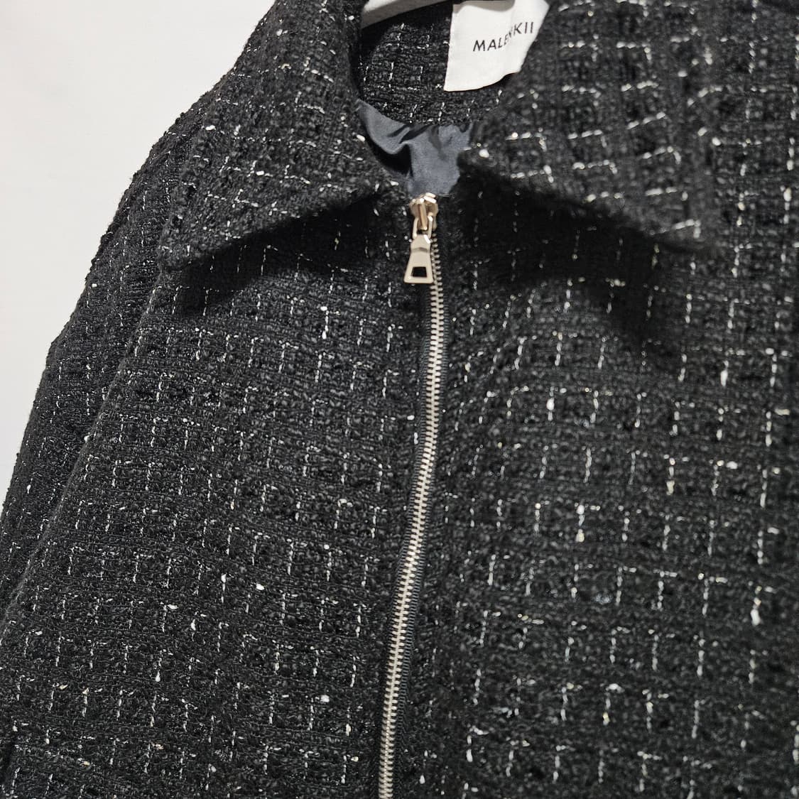 보세 malenkii 트위드 봄버 자켓 F 상품이미지2