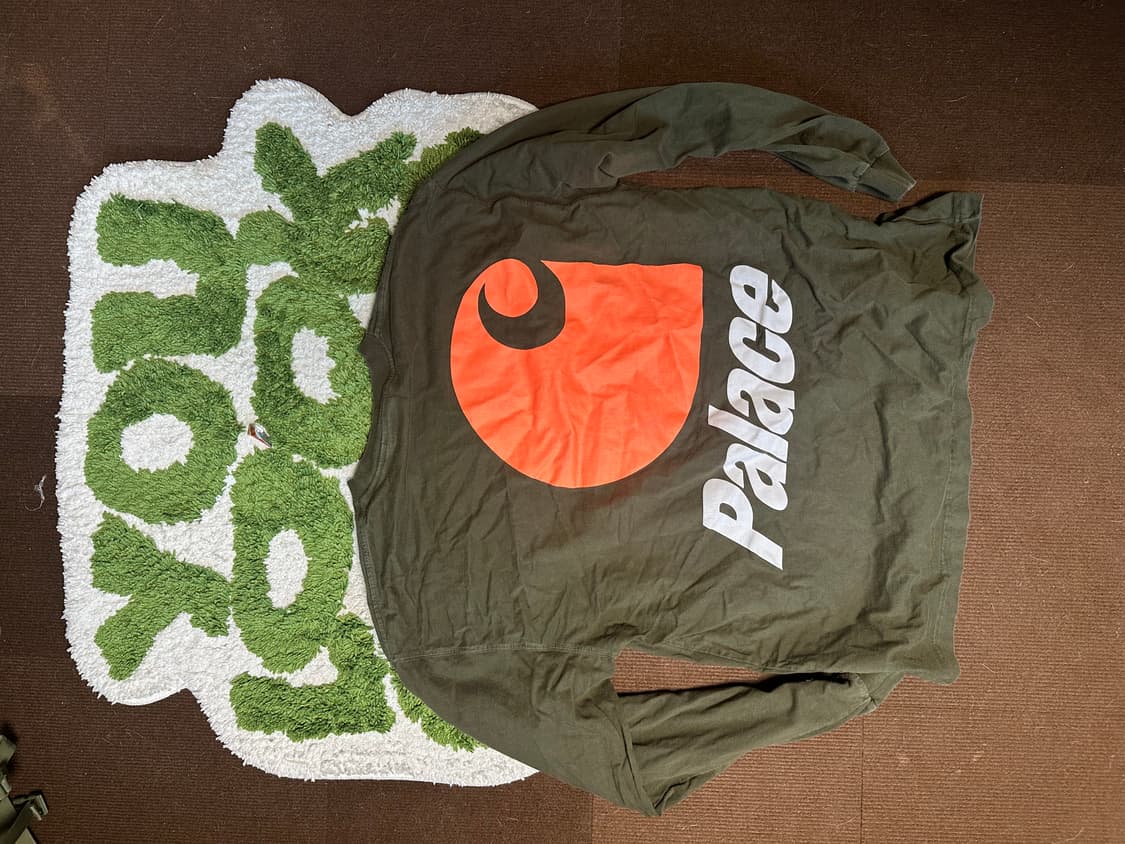 칼하트 팔라스 롱슬리브 카키 XL 상품이미지3