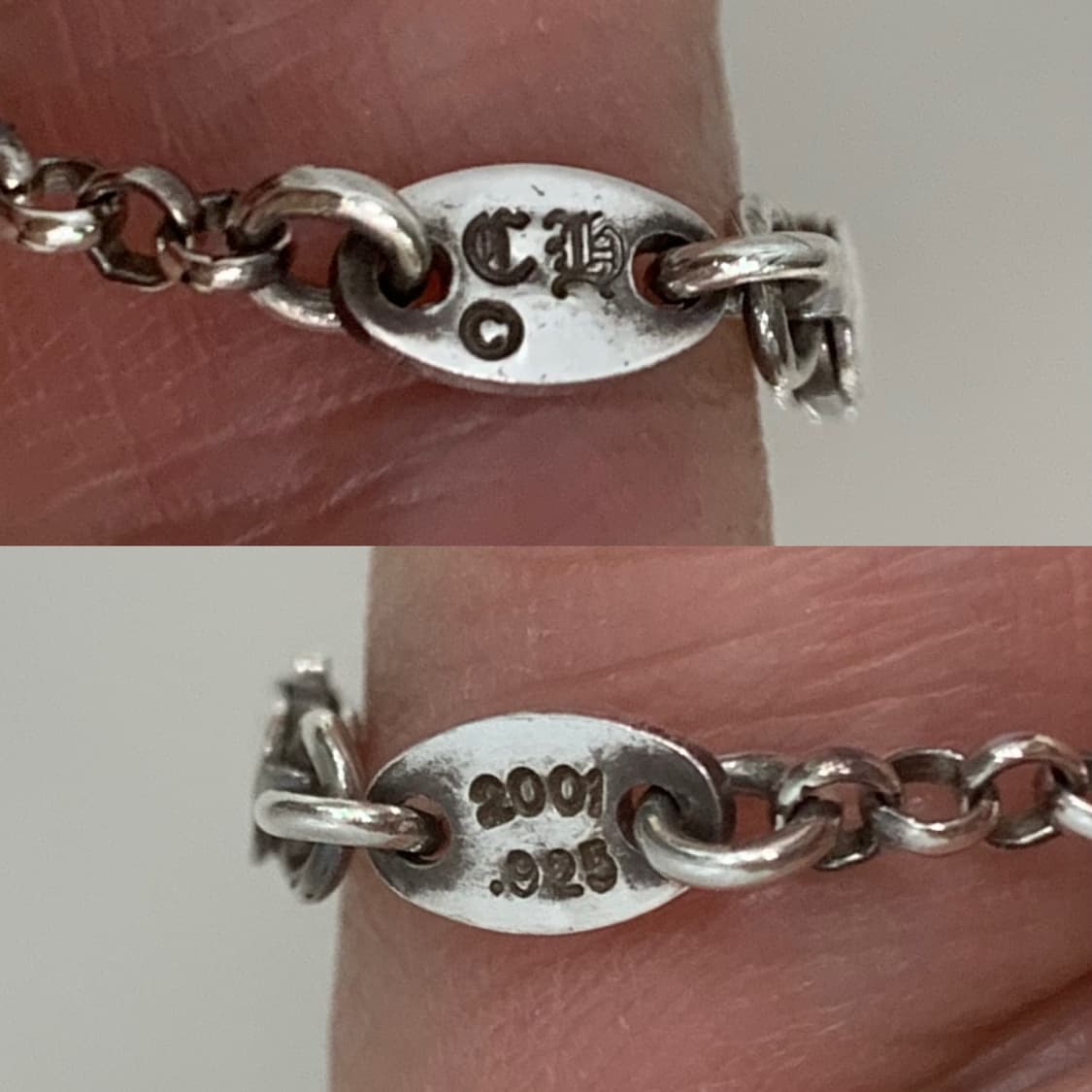 [24인치]크롬하츠 롤체인 실버 펜던트 목걸이 줄 상품이미지4