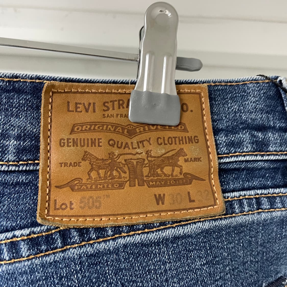 리바이스 505 데님 팬츠 W30 L32 상품이미지4