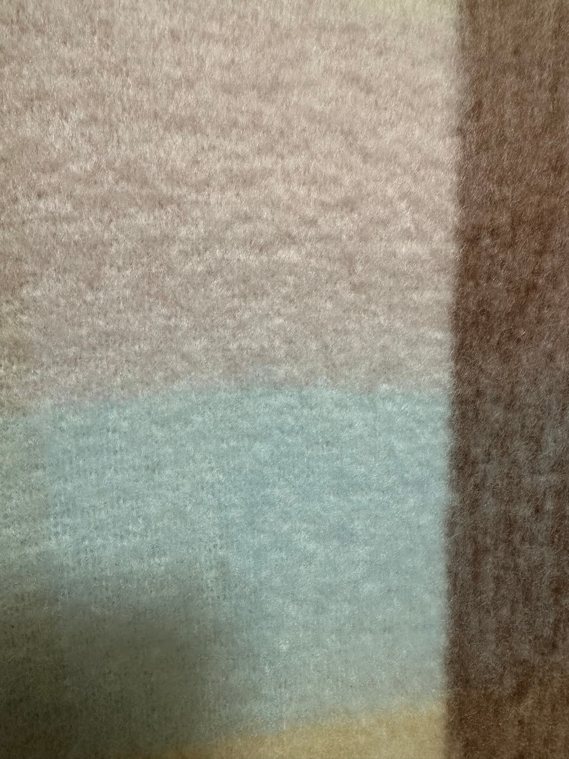 아크네 스튜디오 알파카모헤어울머플러 브라운 체크 남여공용 상품이미지3