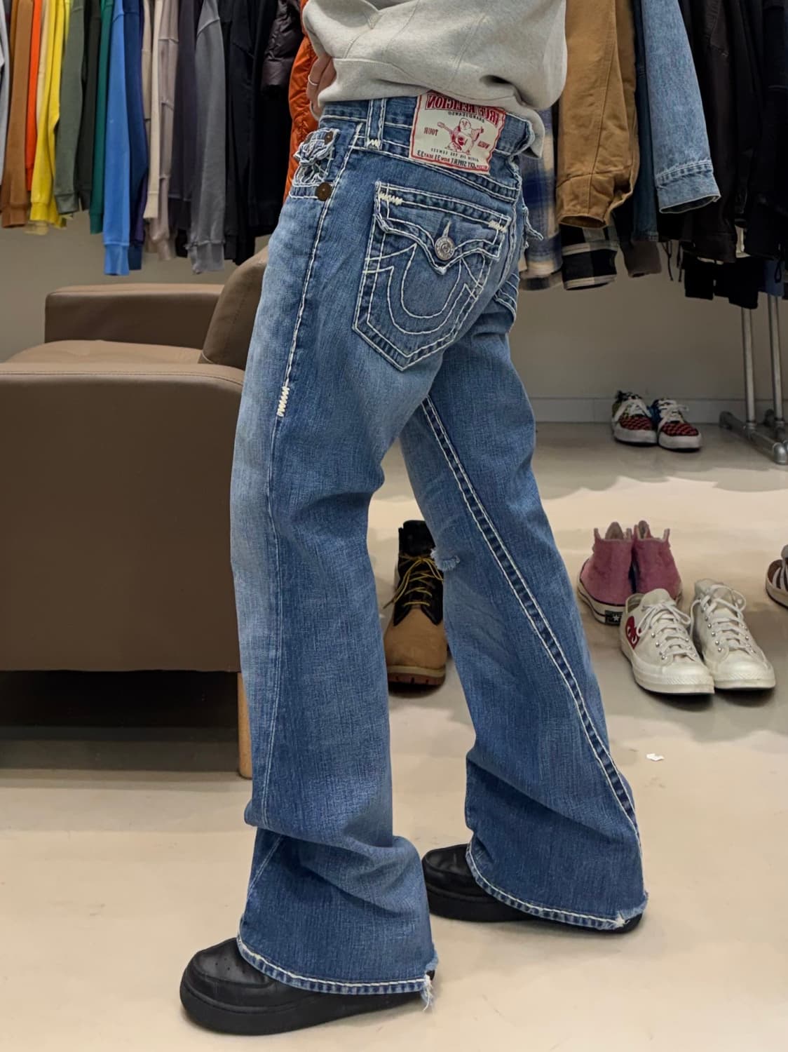 트루릴리젼 조이 슈퍼T 부츠컷 데님팬츠 상품이미지9