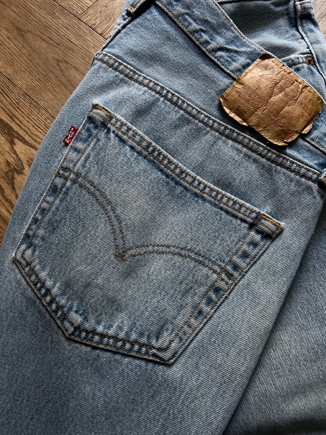 [38]90's 리바이스 501 Made in USA 데님 팬츠 S36 상품이미지7