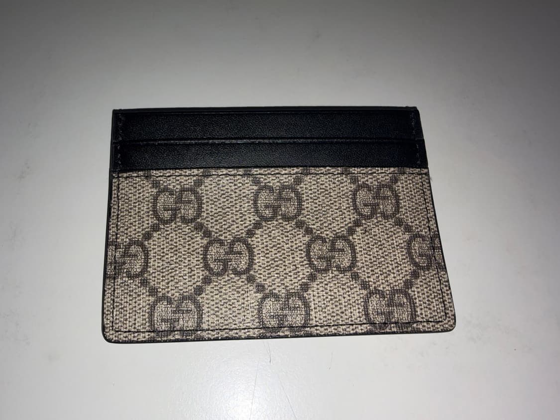 구찌 마이크로시마 수프림 카드홀더 블랙 상품이미지2