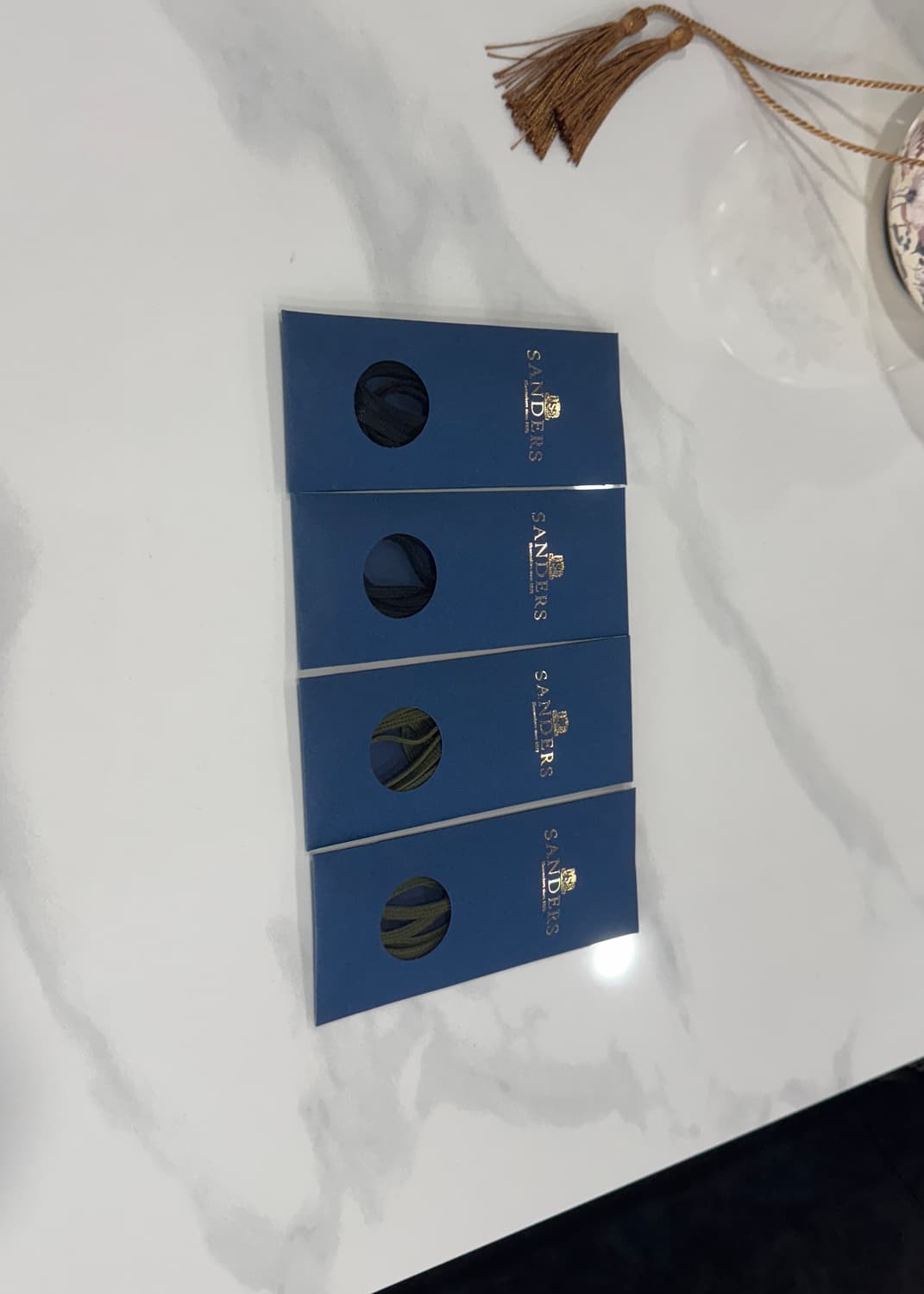 샌더스 슈레이스 5mm Flat Waxed Shoelaces 상품이미지3