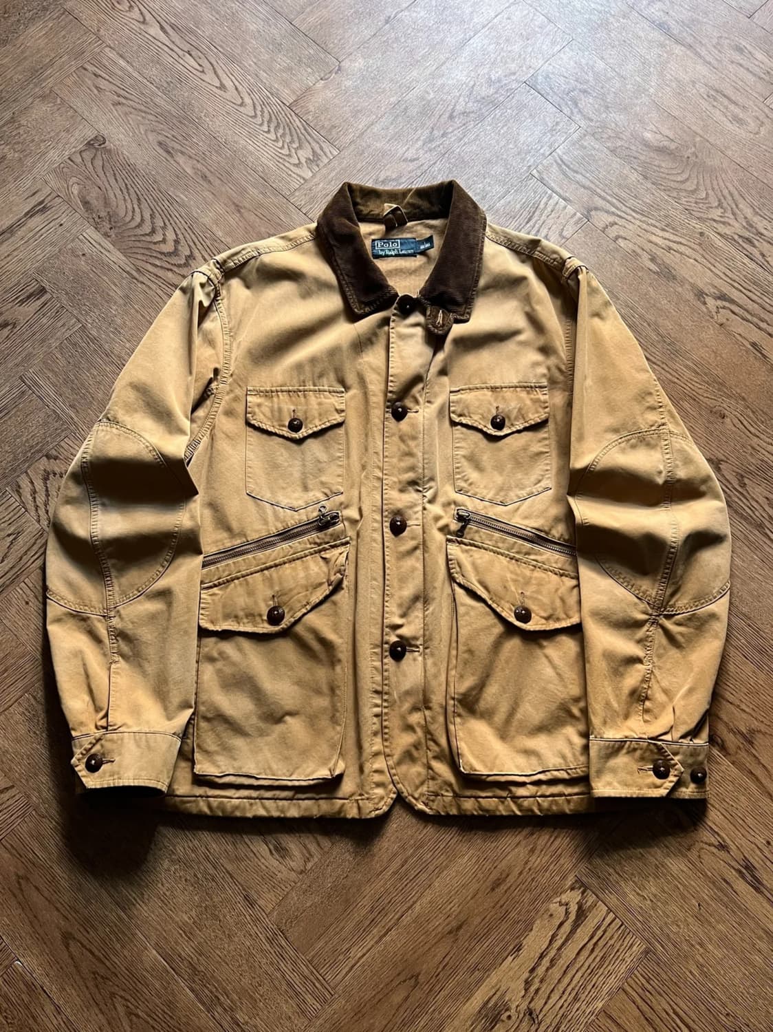 [L]폴로 랄프로렌 40's Fishuntex 페이딩 자켓 상품이미지1