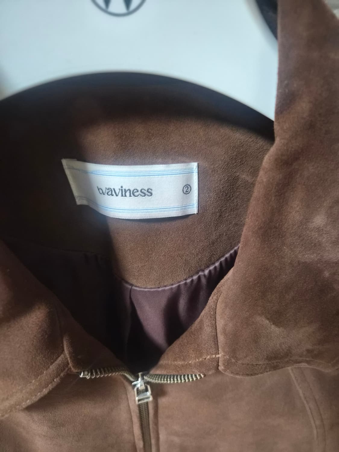 웨이비니스 스웨이드 크롭 자켓 2사이즈  상품이미지2