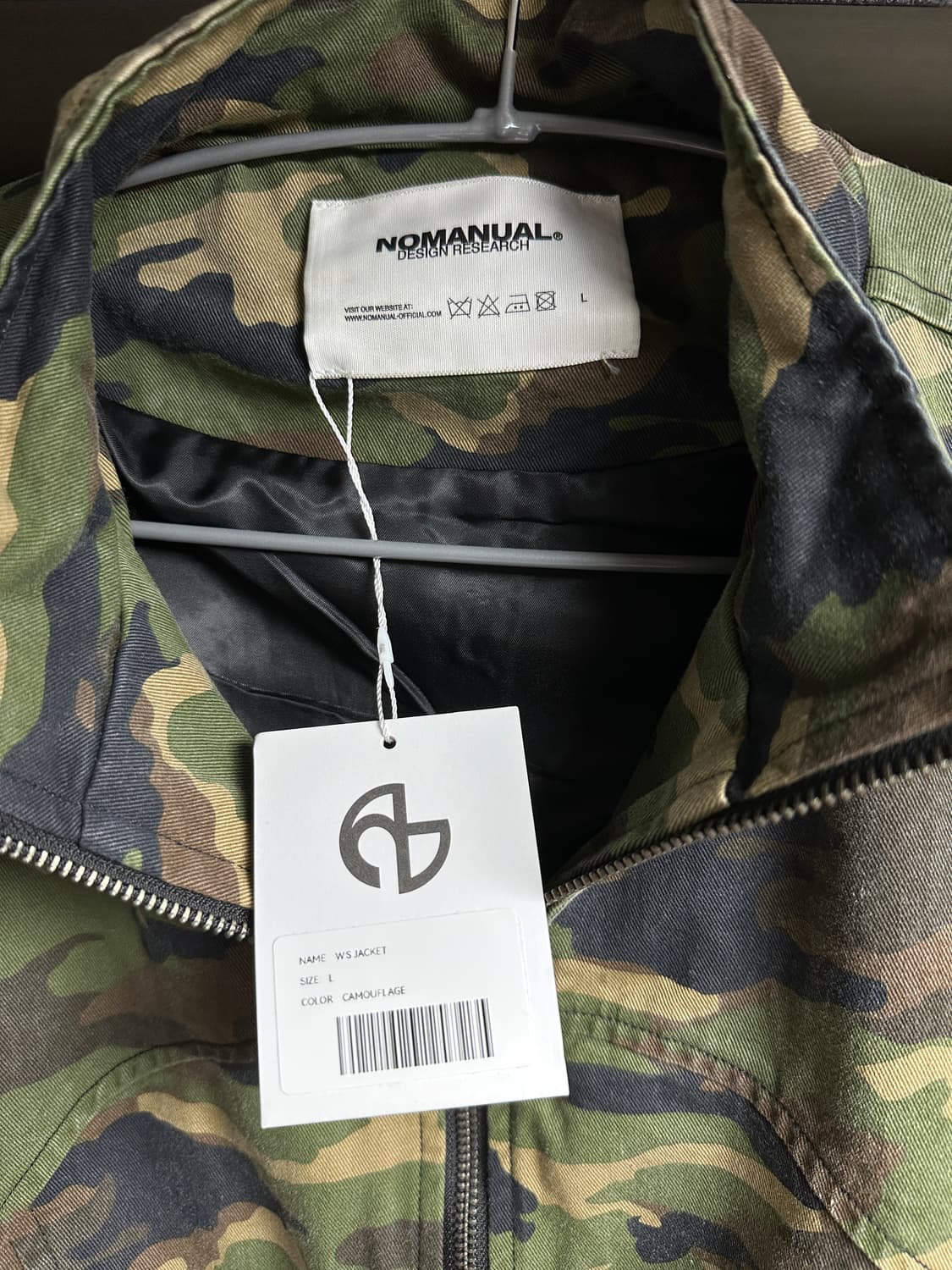 노매뉴얼 카모 자켓 L 새상품 상품이미지2