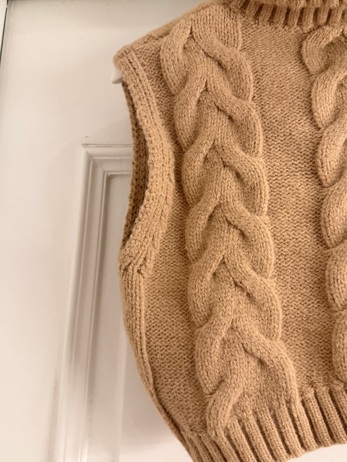 자라 울 니트 크롭 베스트 상품이미지3