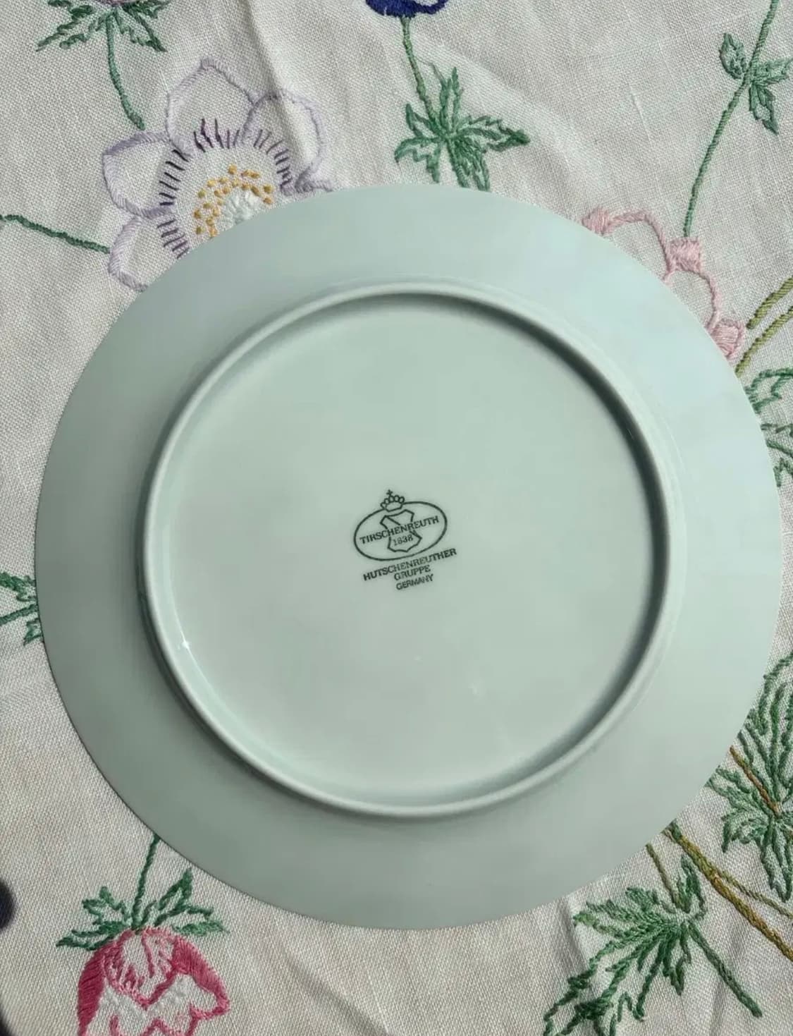 독일 빈티지 티르센로이트 핑크 트리아농 디저트 접시 상품이미지2