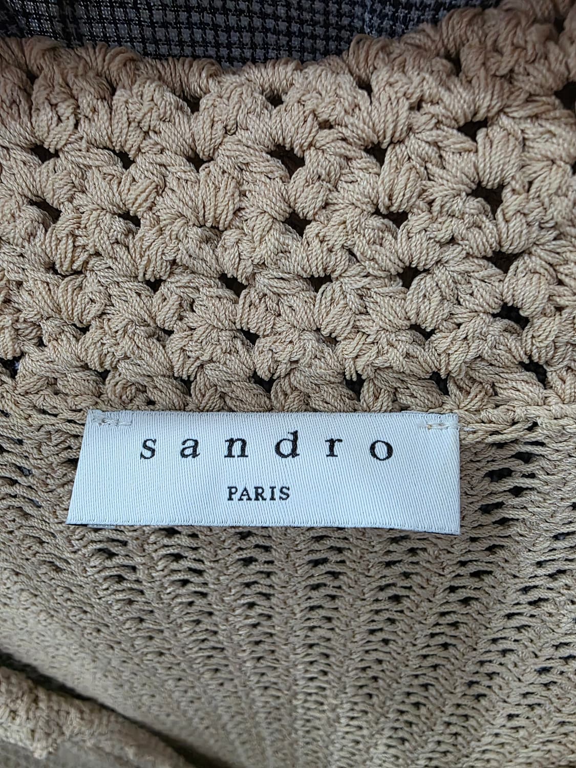 산드로 여성 반팔 니트 레이온 가디건 상품이미지3