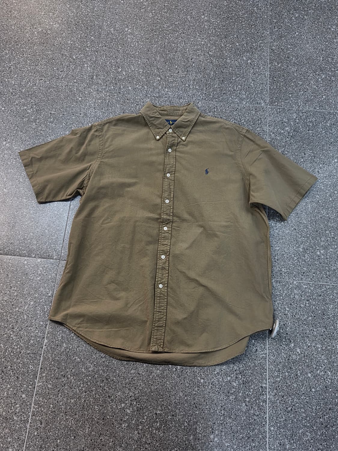 POLO 폴로 카키 반팔셔츠 상품이미지3