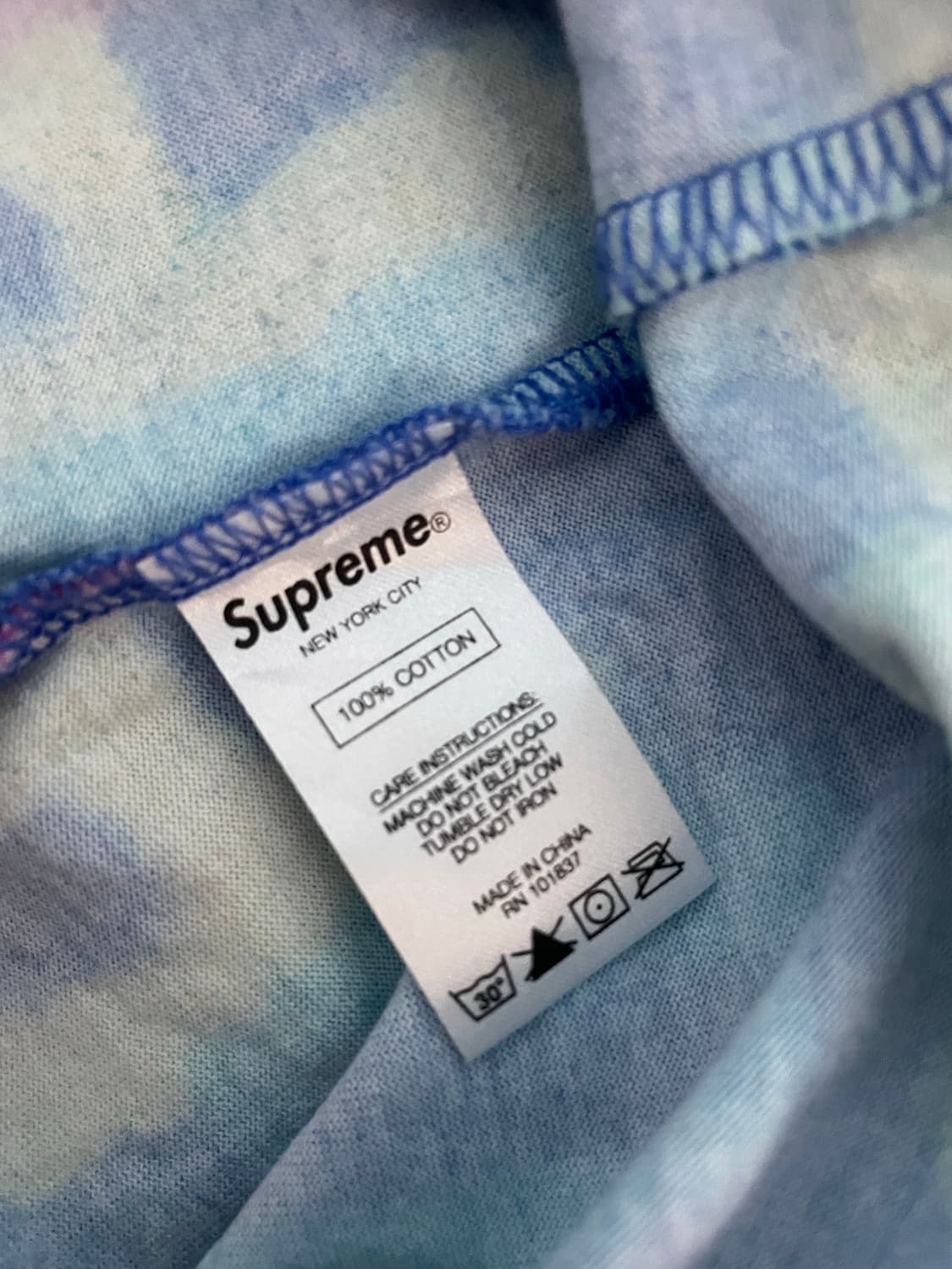 슈프림 S/S18 Letters LS Top 로얄 M 롱슬리브 상품이미지4