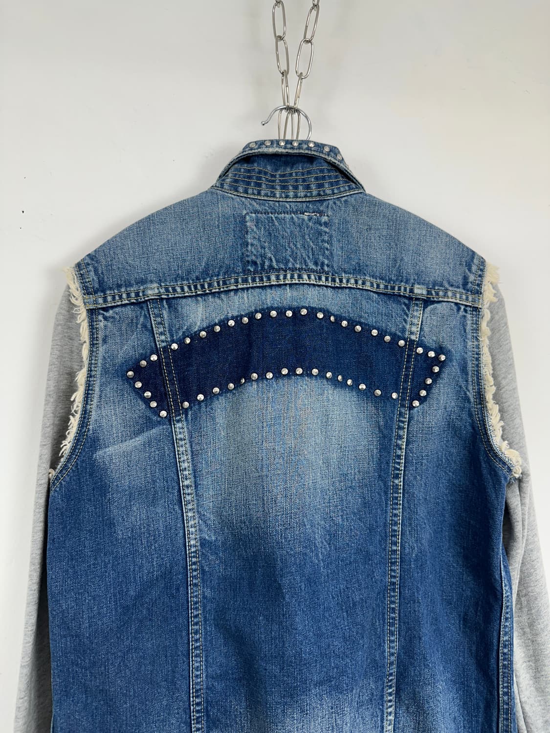 Moussy Studded Cut-Off Denim Jacket 상품이미지5