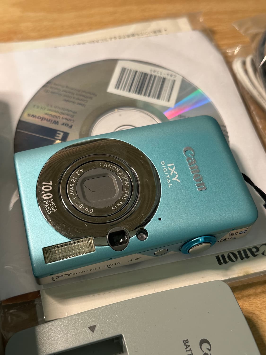 canon ixy 캐논 익시 110 IS (=익서스 95) 하늘색 상품이미지2