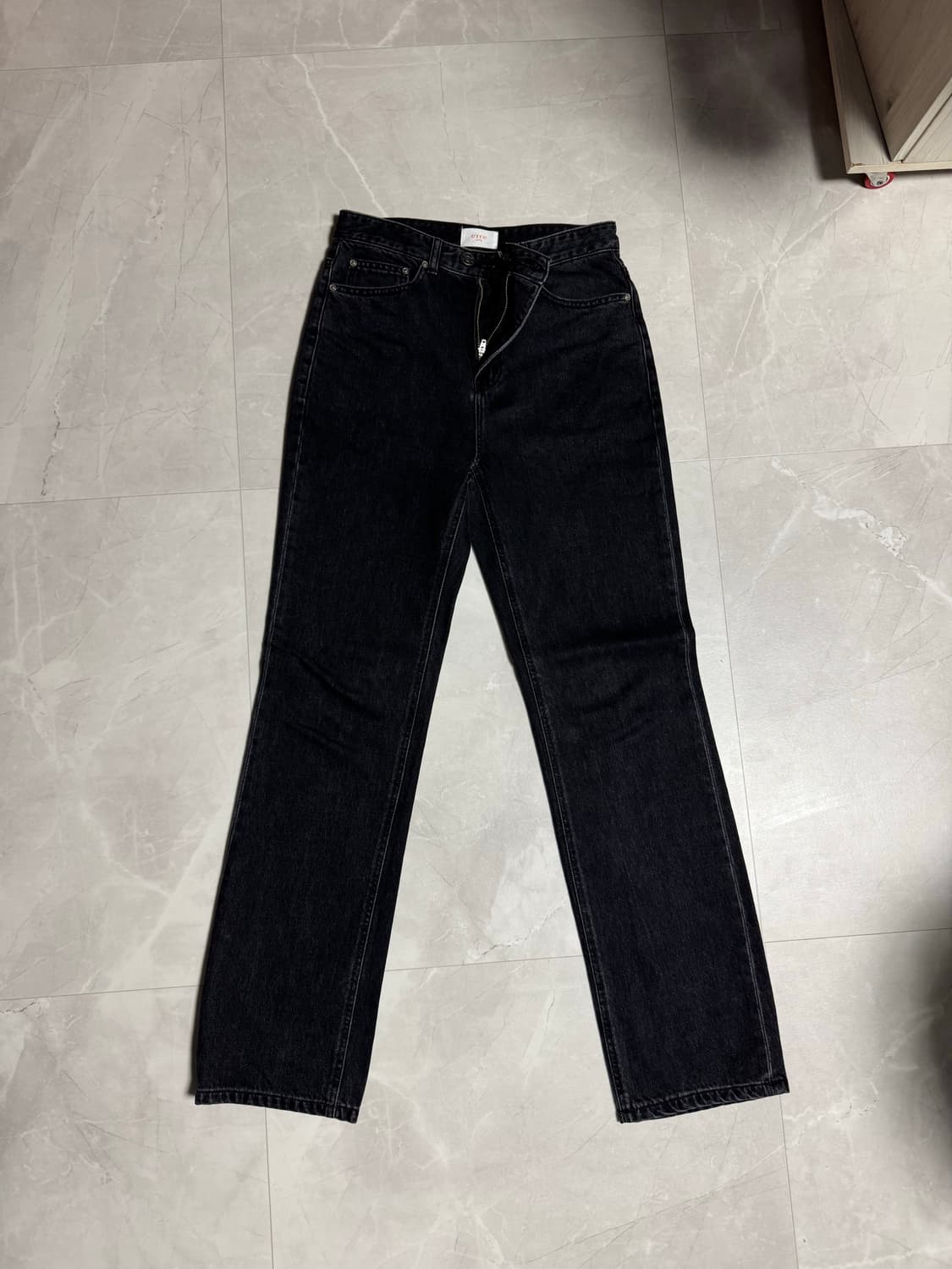 이티씨이 시그니처 루즈 스트레이트 데님 블랙 29사이즈 상품이미지2