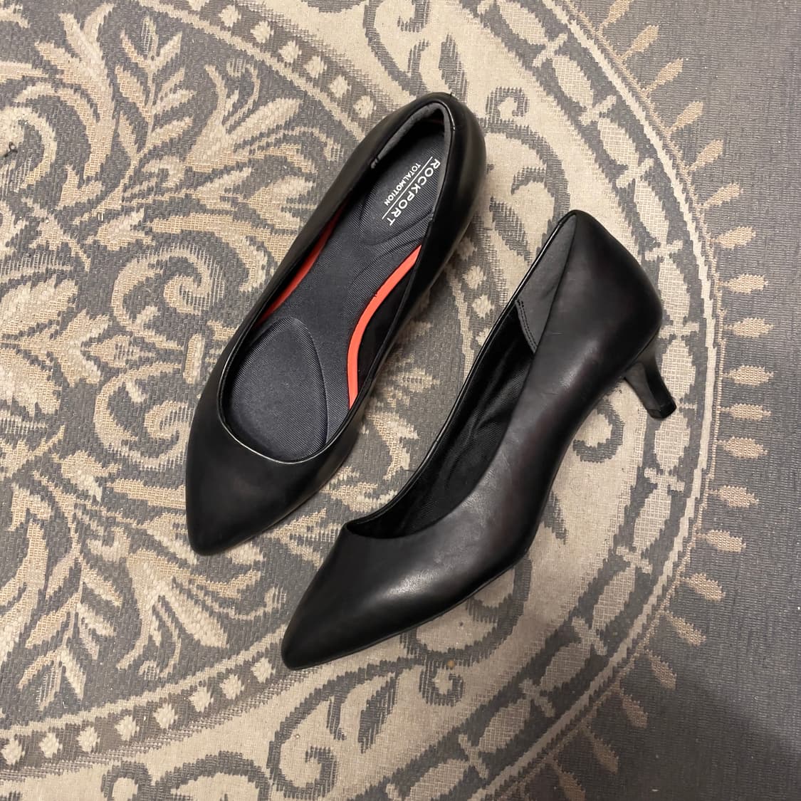 락포트 (우먼) 토탈 모션 블랙 스틸레토 구두   상품이미지1