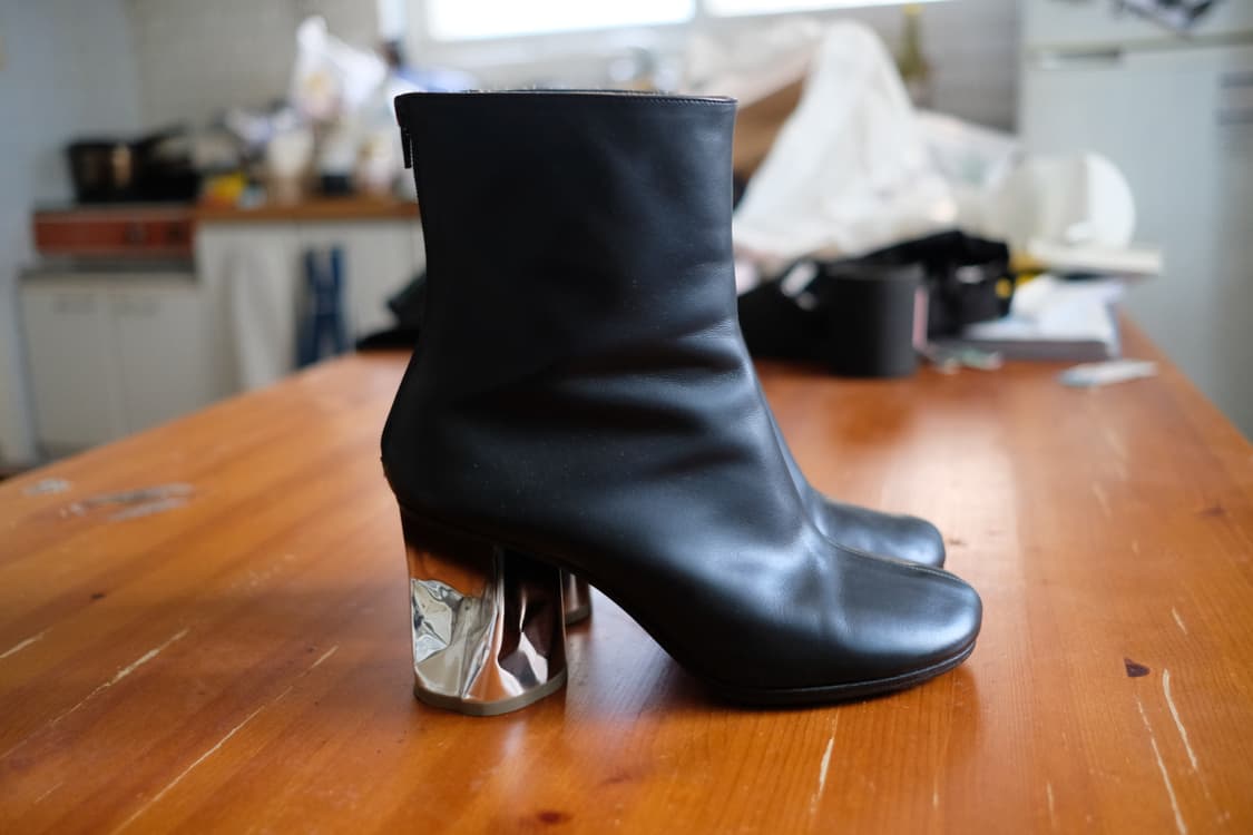 메종 마틴 마르지엘라 양가죽 부츠 240 블랙 상품이미지4