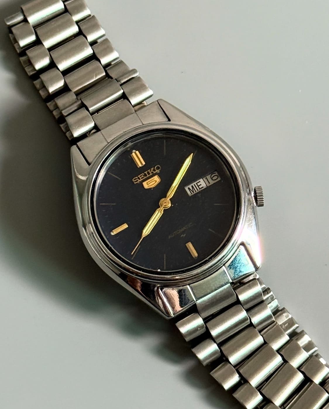 vintage SEIKO 5 Automatic metal watch 상품이미지1