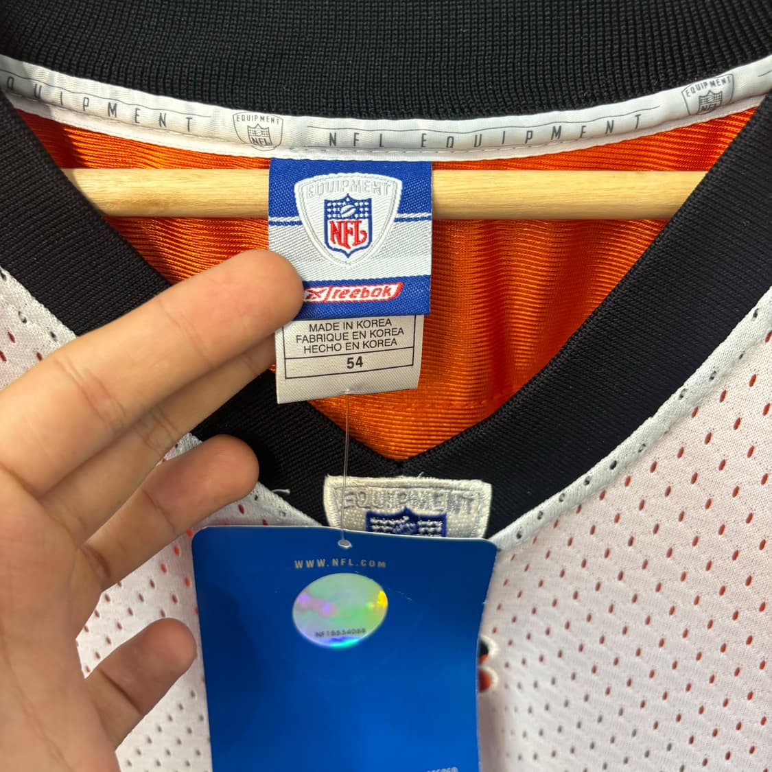 NFL X 리복 신시내티 뱅골스 유니폼 져지 2XL 상품이미지8